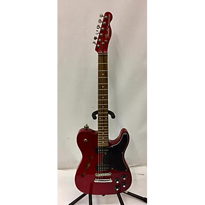 Fender Used Fender JA90 Jim Adkins Thinline Telecaster Transparent Crimson Red Hollow Body Electric Guitar