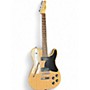 Used Fender JA90 Jim Adkins Thinline Telecaster Yellow Hollow Body Electric Guitar Yellow