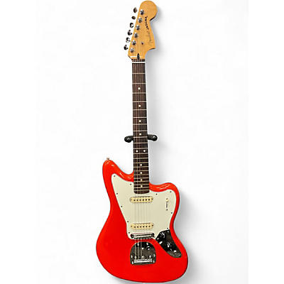 Used Fender JAGUAR PLAYER 2 Trans Red Solid Body Electric Guitar