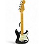 Used Fender JAPANESE STRATOCASTER Black Solid Body Electric Guitar Black