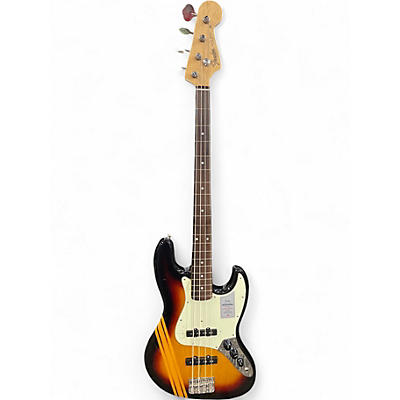 Used Fender JAZZ  3 Color Sunburst Electric Bass Guitar
