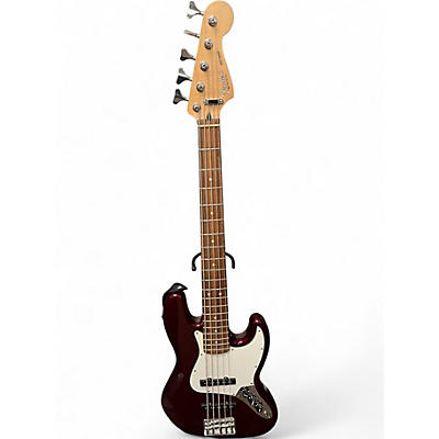 Used Fender JAZZ BASS Midnight Wine Electric Bass Guitar
