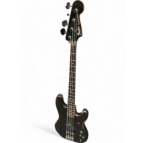 Used Fender JAZZ BASS SPECIAL BLACK REFIN Electric Bass Guitar BLACK REFIN