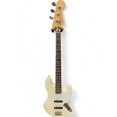 Used Fender JAZZ BASS White Electric Bass Guitar