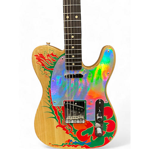 Fender Used Fender JIMMY PAGE TELECASTER Custom Graphic Solid Body Electric Guitar Custom Graphic