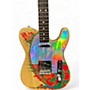 Used Fender Used Fender JIMMY PAGE TELECASTER Custom Graphic Solid Body Electric Guitar Custom Graphic