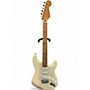 Used Fender JIMMY VAUGHN STRATOCASTER Olympic White Solid Body Electric Guitar Olympic White