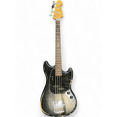 Used Fender JMJ MUSTANG BASS Black Electric Bass Guitar