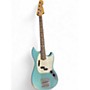 Used Fender JMJ Road Worn Mustang Bass Daphne Blue Electric Bass Guitar Daphne Blue