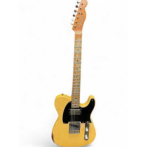 Used Fender JOE BONAMASSA THE BLUDGEON WORN YELLOW Solid Body Electric Guitar WORN YELLOW