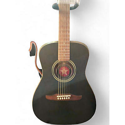 Used Fender JOE STRUMMER SIGNATURE CAMPFIRE MATTE BLACK Acoustic Electric Guitar