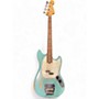 Used Fender JUSTIN MELDAL-JOHNSEN ROADWORN MUSTANG BASS Daphne Blue Electric Bass Guitar Daphne Blue