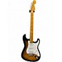Used Fender JV 1954 STRATOCASTER 2 Tone Sunburst Solid Body Electric Guitar 2 Tone Sunburst