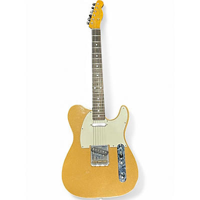 Used Fender JV MODIFIED TELECASTER Gold Solid Body Electric Guitar