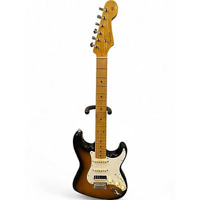 Used Fender JV Modified '50s Stratocaster HSS Maple Fingerboard Electric 2 Color Sunburst Solid Body Electric Guitar