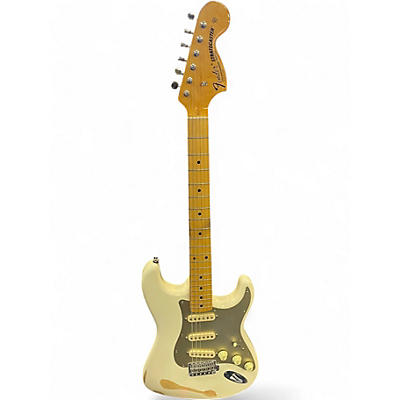 Used Fender JV Modified 60s Stratocaster Olympic White Solid Body Electric Guitar