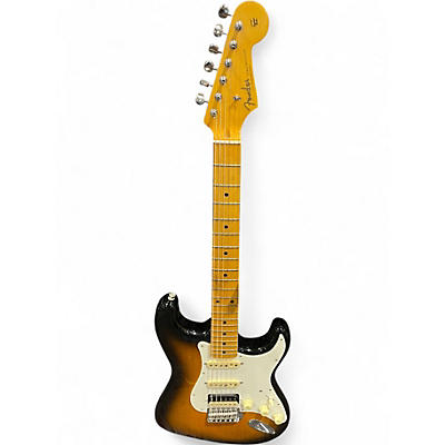 Used Fender JV Modified Stratocaster 2 Color Sunburst Solid Body Electric Guitar