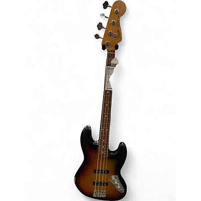 Used Fender Jaco Pastorius Signature Fretless Jazz Bass 2 Color Sunburst Electric Bass Guitar