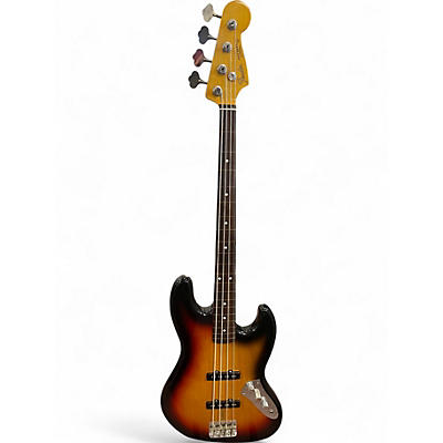 Used Fender Jaco Pastorius Signature Fretless Jazz Bass 3 Color Sunburst Electric Bass Guitar