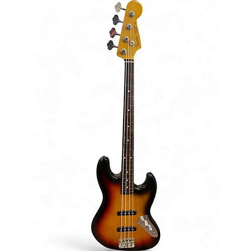 Used Fender Jaco Pastorius Signature Fretless Jazz Bass 3 Color Sunburst Electric Bass Guitar 3 Color Sunburst