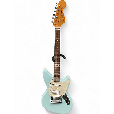 Used Fender Jagstang Blue Solid Body Electric Guitar