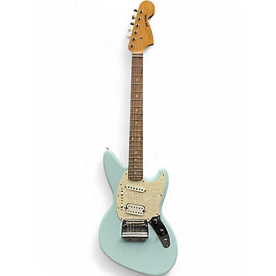 Used Fender Jagstang Blue Solid Body Electric Guitar