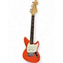 Used Fender Jagstang Fiesta Red Solid Body Electric Guitar Fiesta Red