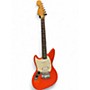 Used Fender Jagstang Left Handed Fiesta Red Electric Guitar Fiesta Red
