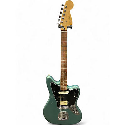 Used Fender Jaguar Apple Green Solid Body Electric Guitar