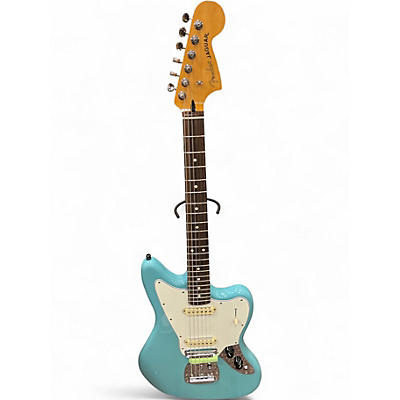 Used Fender Jaguar Aquatone Blue Solid Body Electric Guitar