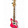 Used Fender Jaguar Atomic Pink Electric Bass Guitar Atomic Pink