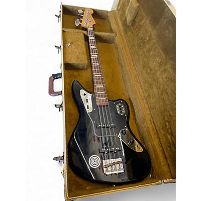Used Fender Jaguar Bass Black Electric Bass Guitar