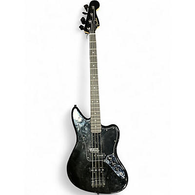 Used Fender Jaguar Bass Black Electric Bass Guitar