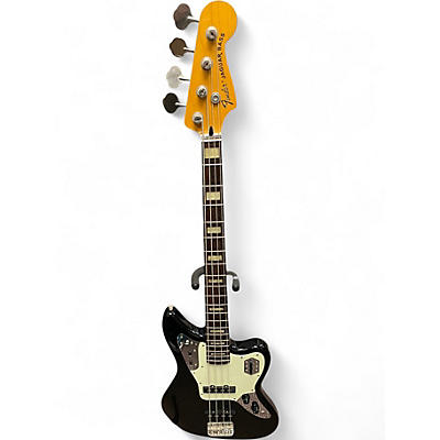 Used Fender Jaguar Bass Black Electric Bass Guitar
