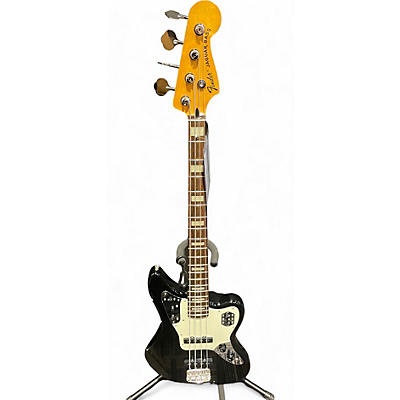 Fender Used Fender Jaguar Bass MIJ Black and White Electric Bass Guitar