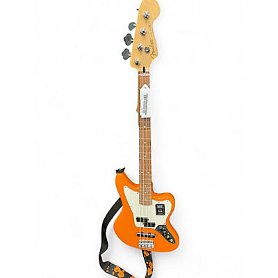 Used Fender Jaguar Bass Orange Electric Bass Guitar