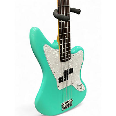 Used Fender Jaguar Bass Seafoam Green Electric Bass Guitar