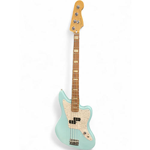 Used Fender Jaguar Bass Sonic Blue Electric Bass Guitar Sonic Blue