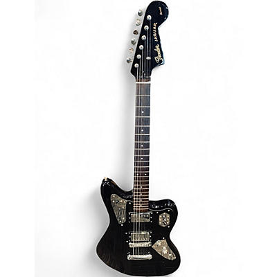 Used Fender Jaguar HH Black Solid Body Electric Guitar