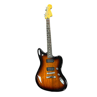 Used Fender Jaguar Sunburst Solid Body Electric Guitar