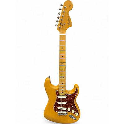 Used Fender Japanese Stratocaster Natural Solid Body Electric Guitar