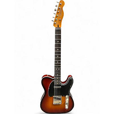 Used Fender Jason Isbell Telecaster 3 Color Sunburst Solid Body Electric Guitar