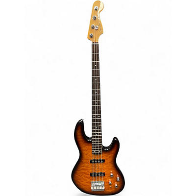 Used Fender Jazz Bass 24 4 String Amber Electric Bass Guitar