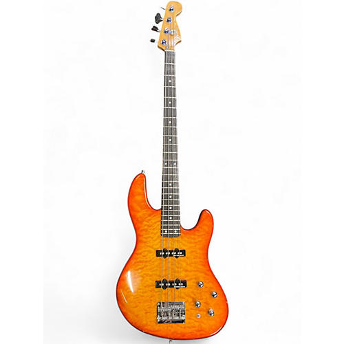 Used Fender Jazz Bass 24 4 String ORANGE BURST Electric Bass Guitar ORANGE BURST