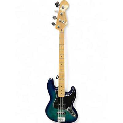 Used Fender Jazz Bass Blue Burst Electric Bass Guitar
