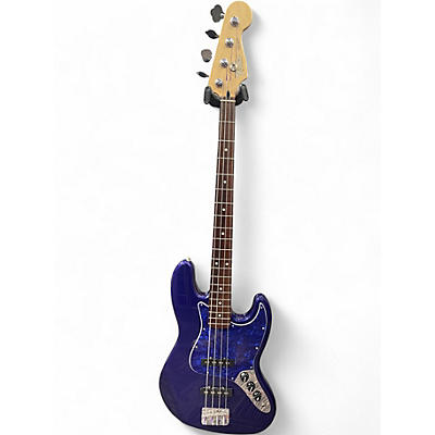 Used Fender Jazz Bass Dark Blue Electric Bass Guitar