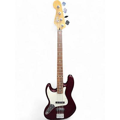 Fender Used Fender Jazz Bass LH Burgundy Electric Bass Guitar