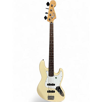 Used Fender Jazz Bass Olympic White Electric Bass Guitar