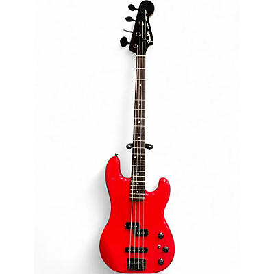 Used Fender Jazz Bass Special Candy Apple Red Electric Bass Guitar