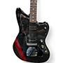 Used Fender Jazzmaster Blacktop HH Stripe Offset Black Solid Body Electric Guitar Black